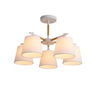 Светильник потолочный SL375.502.05 Белый, Светлое дерево/Белый