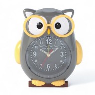 Часы - будильник настольные "Сова", дискретный ход, циферблат d-7.5 см, 13 х 11 см 7855100