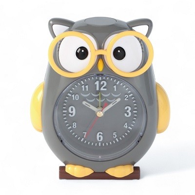 Часы - будильник настольные "Сова", дискретный ход, циферблат d-7.5 см, 13 х 11 см 7855100