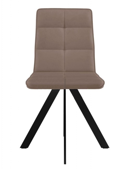 Стул BRONX цвет B5 Капучино, велюр / черный каркас, поворот.360 град 670M05334 (от 2-х штук)