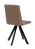 Стул BRONX цвет B5 Капучино, велюр / черный каркас, поворот.360 град 670M05334 (от 2-х штук)