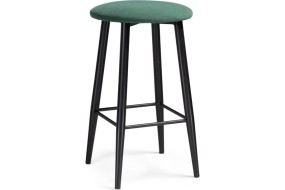 Барный стул ГАНГТОК катания изумруд / черный матовый 469982