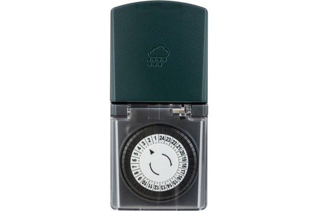 Таймер механический суточный DUWI влагозащищеный с крышкой 16A/3600Вт 25804 9