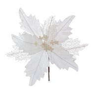 Цветок искусственный "Пуансеттия", L25 W25 H28 см 812261