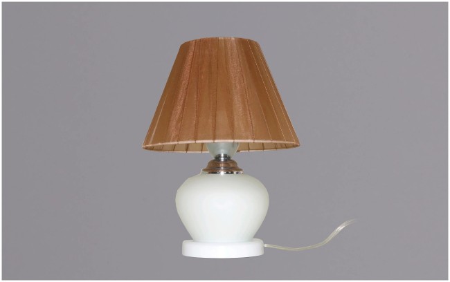 Настольная лампа РС20572 WT+CR/1T