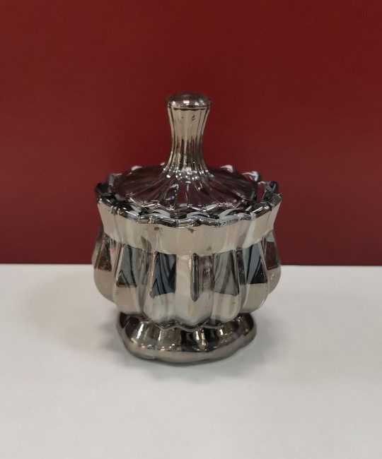 Сахарница с крышкой темно-серый AD-15