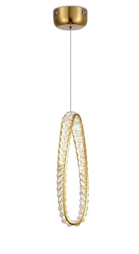 Люстра D2117-DW-450 BRASS 18W 4000K