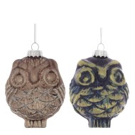 Украшение новогоднее "Сова", 7*5,5*9см 721273