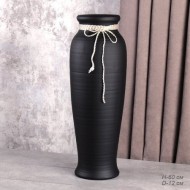 Ваза 60 см со шнурком / A24003B / черная 611674