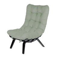 Кресло "Ессей 2" (каркас Венге структура, ткань Фреш 19, минт) ФР-00011530