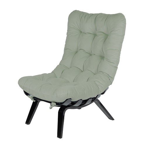 Кресло "Ессей 2" (каркас Венге структура, ткань Фреш 19, минт) ФР-00011530