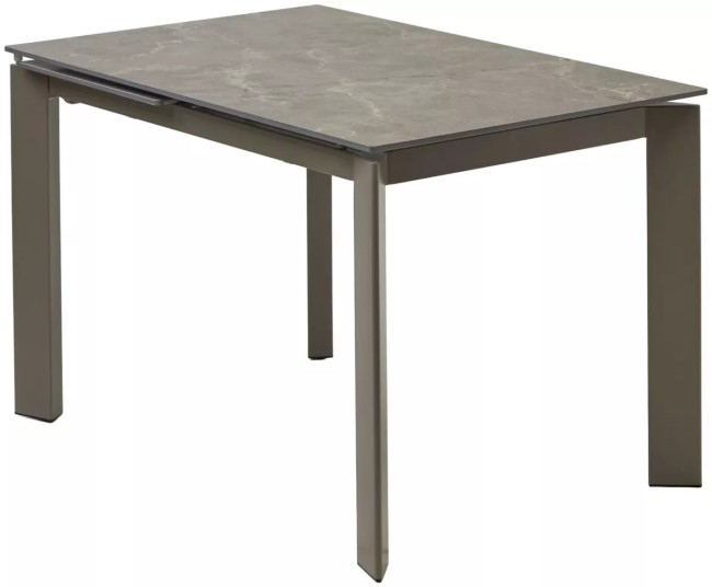 Стол CORNER 120 MATT LATTE STONE SOLID CERAMIC / TAUPE 614M05547