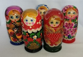 Сувенир Матрёшка ,5 кукол 59315