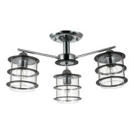 Люстра потолочная 3504/3C COUNTY LN18 221 хром E27 3*60W 220V ROTONDUM