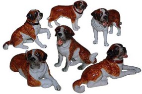 Сенбернар 8 см K669