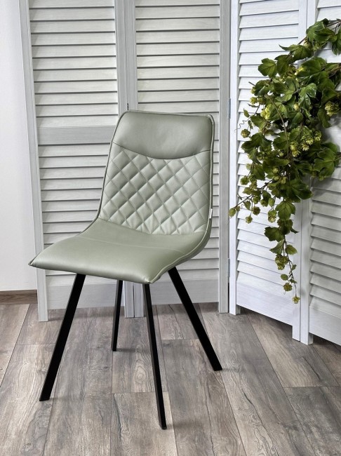 Стул TEXAS HK017-15 серо-зеленый, PU 628M03654 (от 2-х штук)