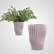 Керамическая ваза сиренево-пудрового цвета S 1248роз