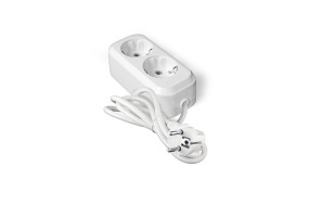 Удлинитель ПВС 3*0.75 2 роз.  2 м 10А земля У10-553 553-02