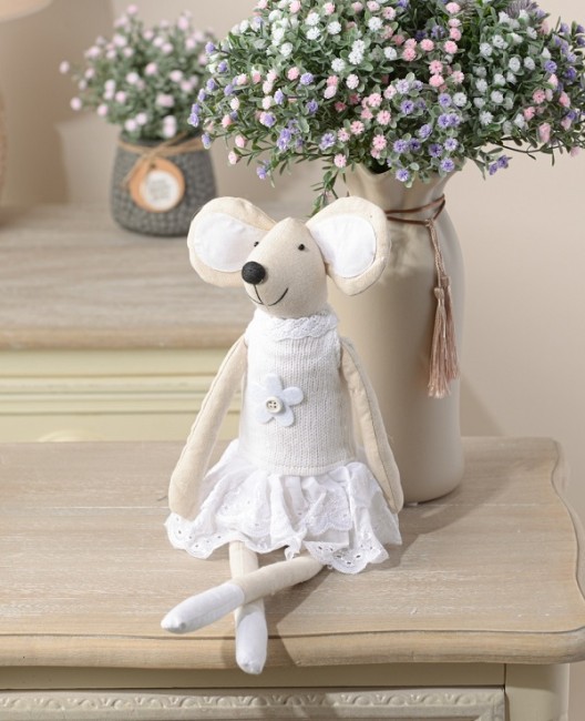 Мышка белая WD02-17005