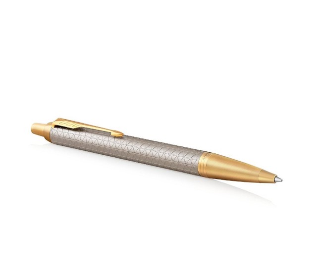Ручка PARKER шариковая IM Premium Warm Silver (grey) GT 1931687