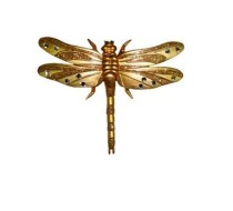 Украшение на ёлку "Стрекоза" 19см CHR-22487