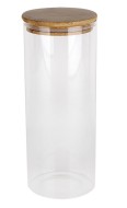"Банка для сыпучих продуктов 188262 с крышкой бамбук100мм H-290мм 2300 мл