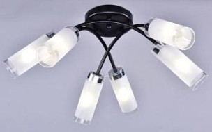 Светильник РС21478 BK+CR/6C