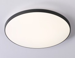 Потолочный светодиодный светильник FZ1226 BK черный IP44 24W 4200K D372*55