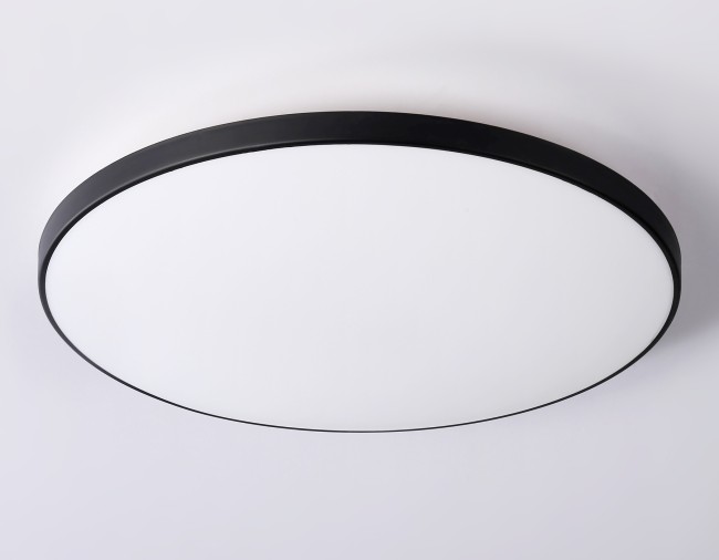 Потолочный светодиодный светильник FZ1226 BK черный IP44 24W 4200K D372*55