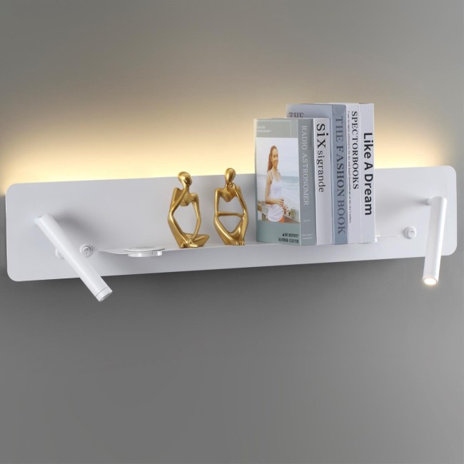 Настенный светильник 5684/17WL LEDIO LN23 057 белый LED 17W 3000K 950Лм 220V COSI