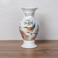 Ваза 13х13х25 см / FLM-76 / (Пестрые птицы на сакуре) 718651