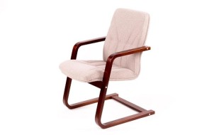 Кресло "Мичиган-2", без подлокотников (каркас Орех, ткань Латте) НФ-00000080