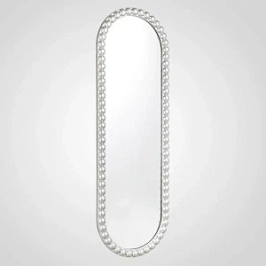 Настенное интерьерное зеркало АВАНГАРД светло-серый цвет 00623