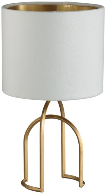 Настольная лампа 5660/1T MODERNI LN23 122 матовое золото, белый E14 40W 220V STACY