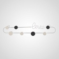 Интерьерная Вешалка на 7 Крючков "Love" 6702--2