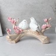 Статуэтка Птицы на ветке 23х14х12 см / D-5 / 732783