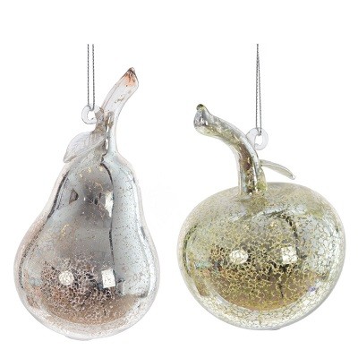 Украшение новогоднее "Яблоко/Груша", L7 W7 H13 см 805704