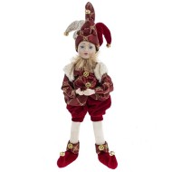 Игрушка набивная с муз и движ "Клоун", L16 W18 H46/25 см 776011