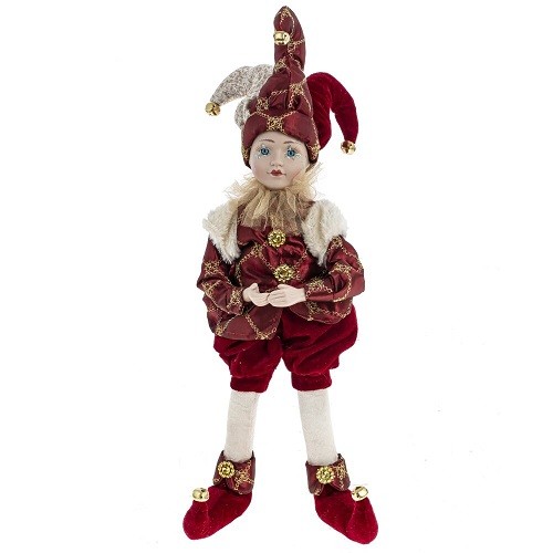 Игрушка набивная с муз и движ "Клоун", L16 W18 H46/25 см 776011