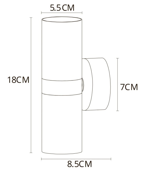 Светильник настенный A3143AP-2PB