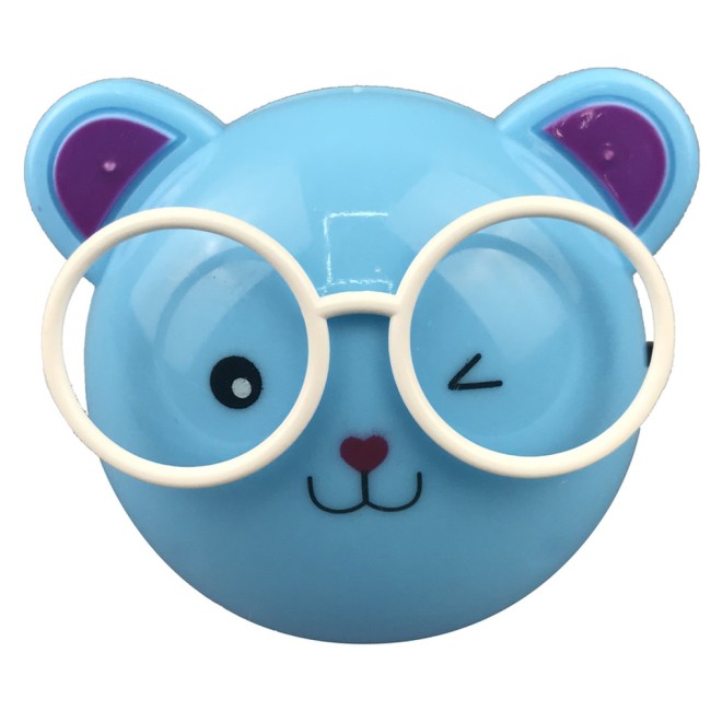 Ночник NL-242 св/д 0.5W 80х75x80 Медведи очкарики, 220V пластик/выкл.