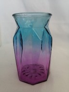 Ваза стекло H-18см GY-18 BLPL розово-голубой VSP-35