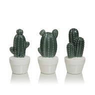 Керамическая фигурка Jeffry 397316 бело-зеленый керамика 7*15 см