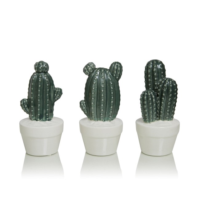 Керамическая фигурка Jeffry 397316 бело-зеленый керамика 7*15 см