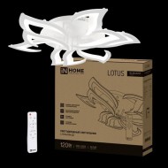 Светильник светодиодный ELEGANT LOTUS 120Вт 230В 3000-6500K 8400Лм 810х700х120мм c пультом ДУ белый