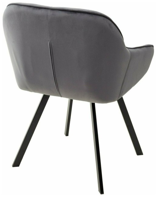 Стул GALE 360 град. поворот. BLUVEL-14 GREY, велюр/ черный каркас (от 2-х штук) 629M04845
