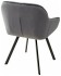 Стул GALE 360 град. поворот. BLUVEL-14 GREY, велюр/ черный каркас (от 2-х штук) 629M04845
