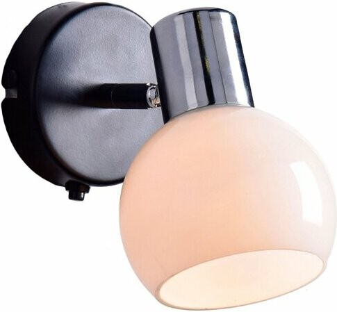 Светильник РС21068 BK+CR/1W