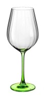 Рюмка для красного вина "COLUMBA OPTIC", 500 мл; декор "Зеленая ножка" (набор 2 шт) БСС0517