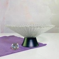 Конфетница 15см на ножке Стекло 200-110